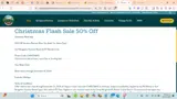 CHRISTMAS coupon verification screenshot