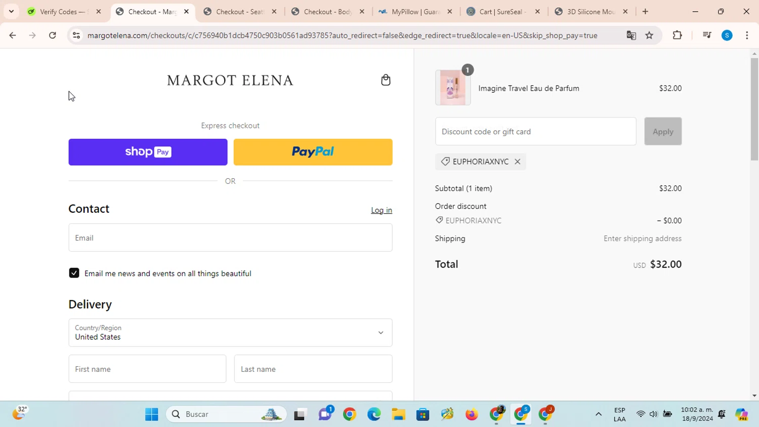 how to use Margot Elena coupons