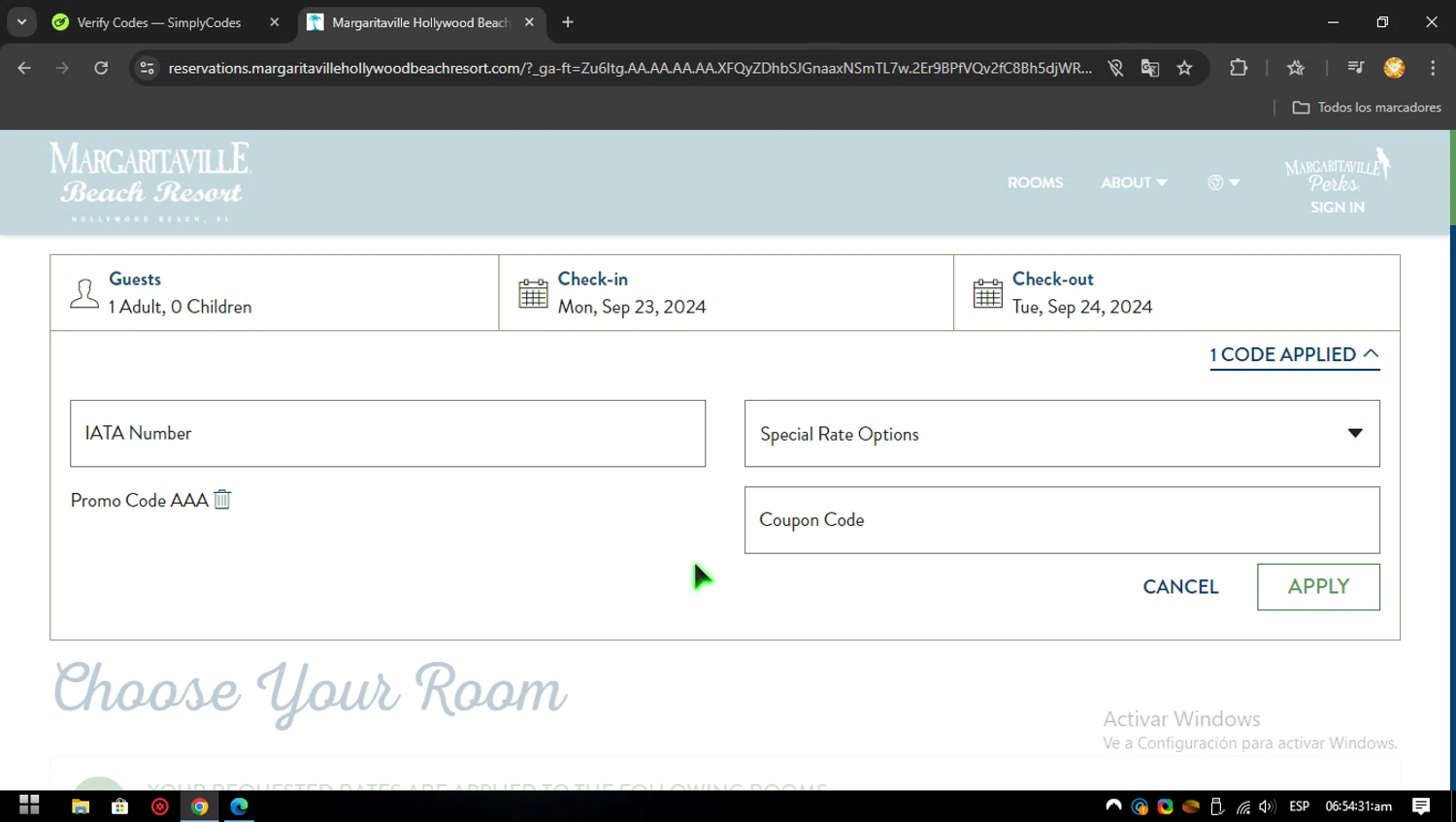how to use Margaritaville Hollywood Beach Resort coupons