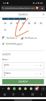 10THYEAR coupon verification screenshot
