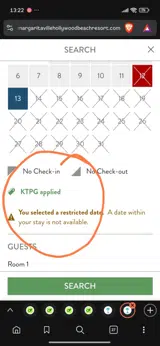 KTPG coupon verification screenshot