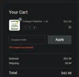 WILSONHOMESTEAD coupon verification screenshot
