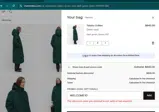 WELCOME10 coupon verification screenshot