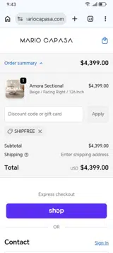 SHIPFREE coupon verification screenshot