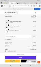Marion Parke coupon verification screenshot