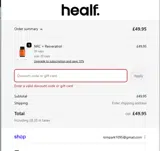 15OFF coupon verification screenshot