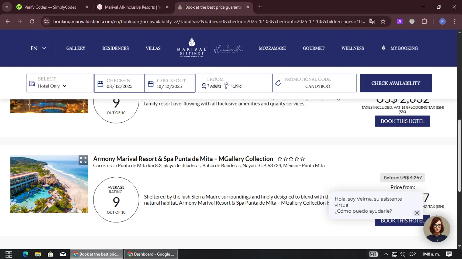 Marival checkout page showing Marival promo code box | Screenshot taken by SimplyCodes community member on Nov 27, 2025