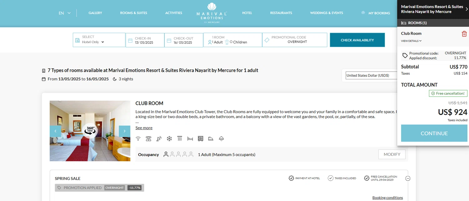 Marival promo code screenshot showing code OVERNIGHT applied at Marival checkout page. Uploaded by SimplyCodes community member jesspea on Apr 25, 2025