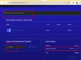 CHAKRA20 coupon verification screenshot