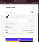 SHARONNMAISON coupon verification screenshot