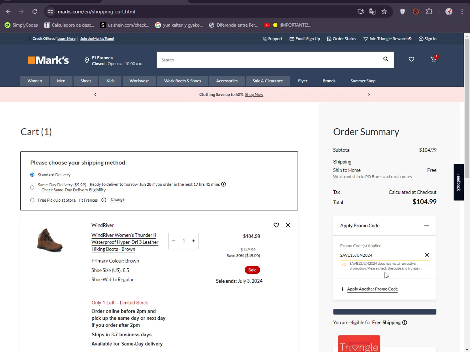 Mark's Coupons 15 Off Coupon Codes in August 2024 SimplyCodes