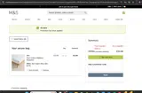 Marks & Spencer IE coupon verification screenshot