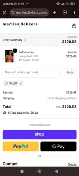 Sale5 coupon verification screenshot