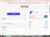 Marloe Watch Co. coupon verification screenshot