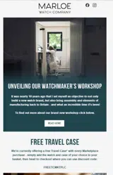 Marloe Watch Co. coupon verification screenshot