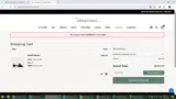 ANDREA10 coupon verification screenshot