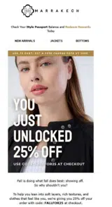 FALLFOR25 coupon verification screenshot