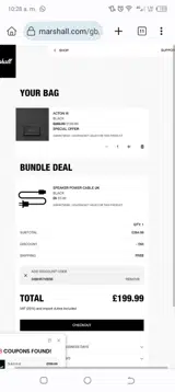34BHR7VBSB coupon verification screenshot