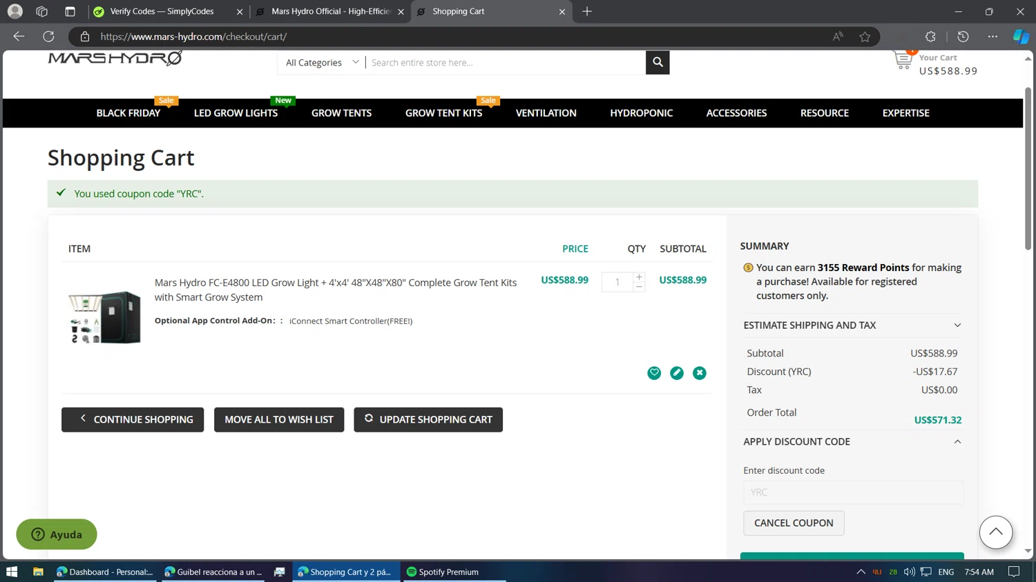 how to use Mars Hydro UK coupons