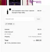 10YABE coupon verification screenshot