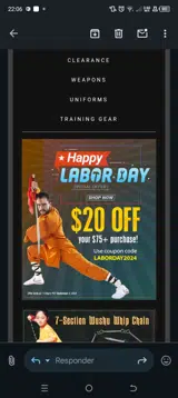 Laborday2024 coupon verification screenshot