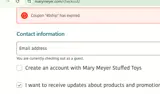 Mary Meyer coupon verification screenshot