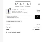 EMPOWEREDSTYLE40 coupon verification screenshot
