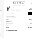 MASAIBUNDLE coupon verification screenshot