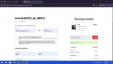 MASCULEN20 coupon verification screenshot