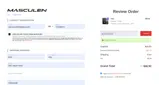 MASCULEN20 coupon verification screenshot