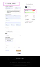 MASCULEN25 coupon verification screenshot