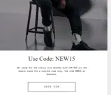 NEW15 coupon verification screenshot