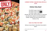 MP5O coupon verification screenshot