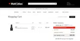 Mat&Max coupon verification screenshot