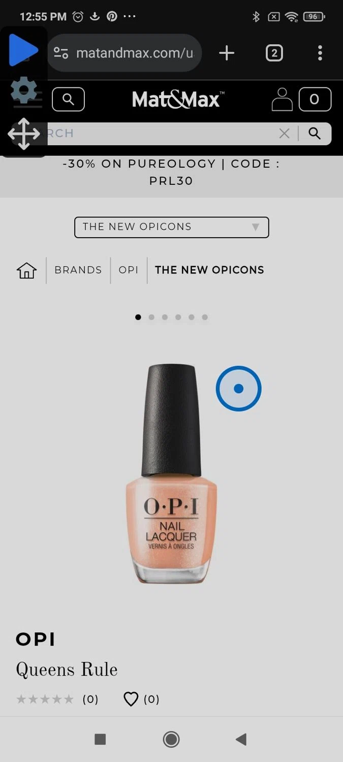 Mat&Max promo code screenshot showing code PRL30 applied at Mat&Max checkout page. Uploaded by SimplyCodes community member Papiex on Feb 3, 2026