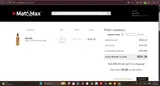 Mat&Max coupon verification screenshot