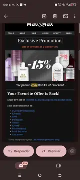 Mat&Max coupon verification screenshot