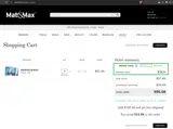 Mat&Max coupon verification screenshot
