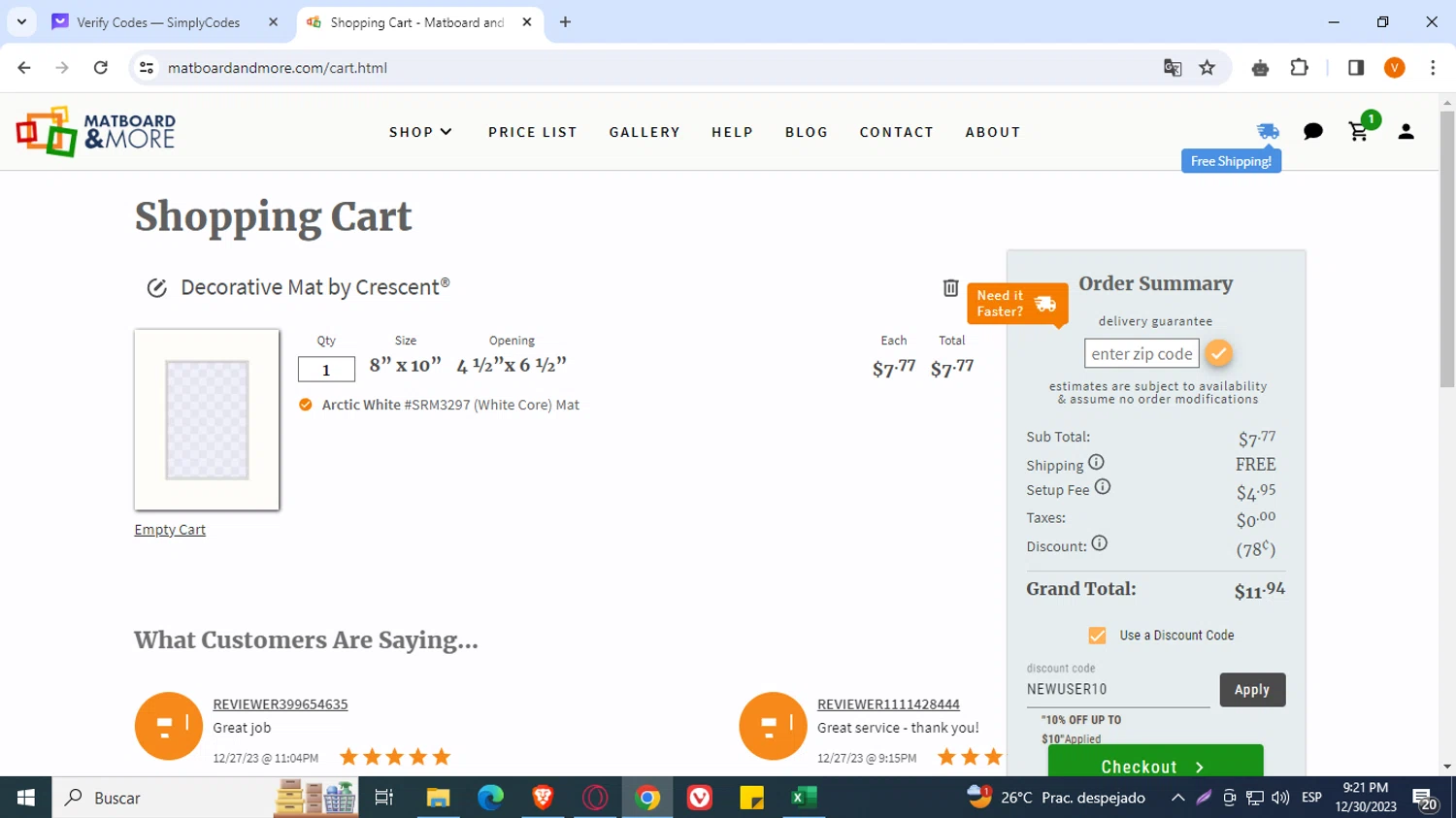 Matboard and More Discount Codes 10 Off Coupons in August 2024