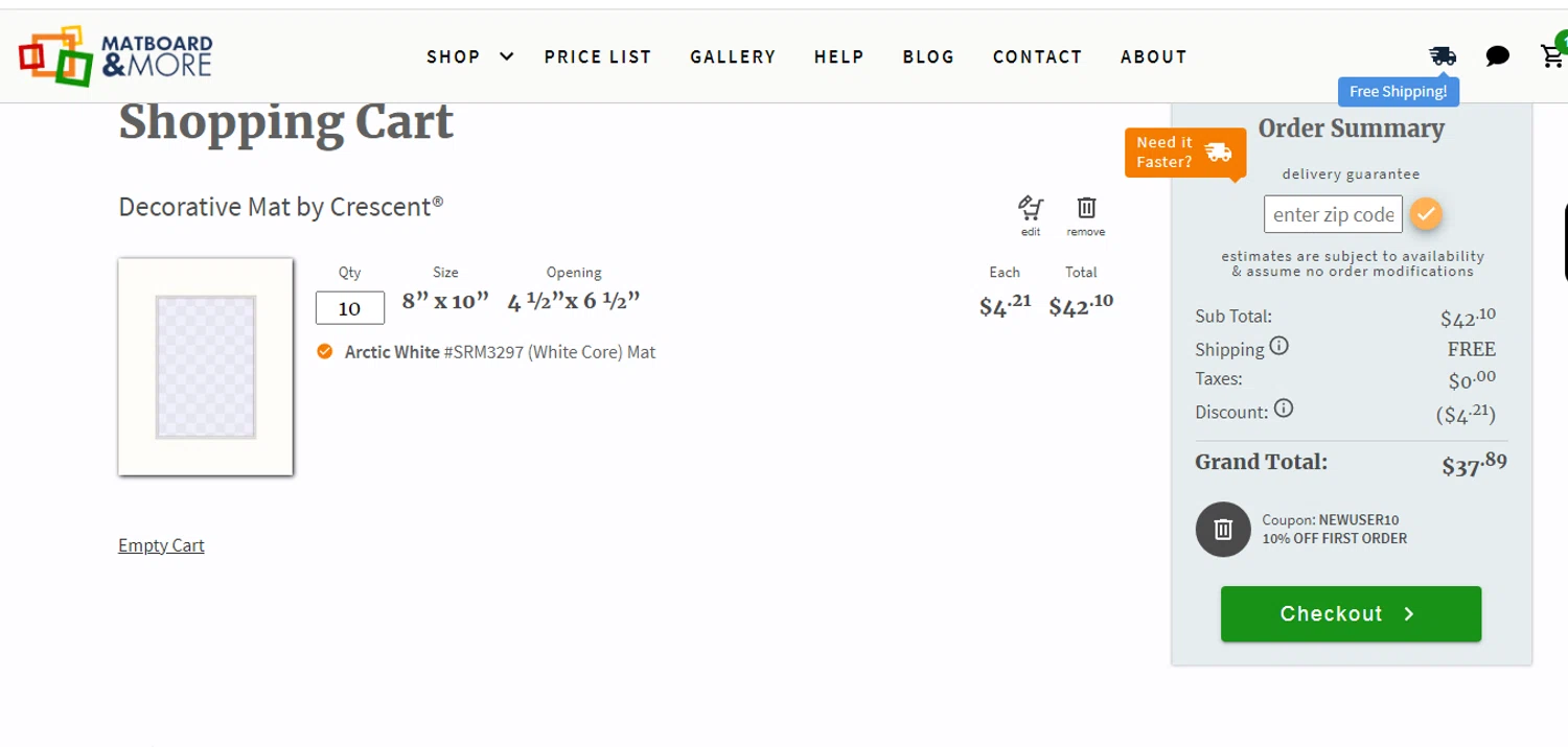 Matboard and More Promo Codes 10 Off June 2024