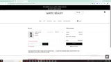 Matte Beauty coupon verification screenshot
