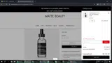 Matte Beauty coupon verification screenshot