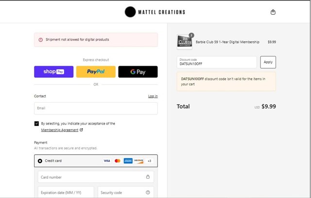 Mattel Creations Promo Codes (2 Verified) - $10 Off Jul 2025