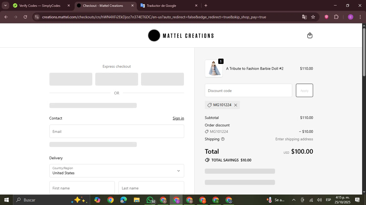 Mattel Creations Promo Code - $10 Off (Verified) Nov 2025
