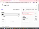 GEOFLEX25 coupon verification screenshot