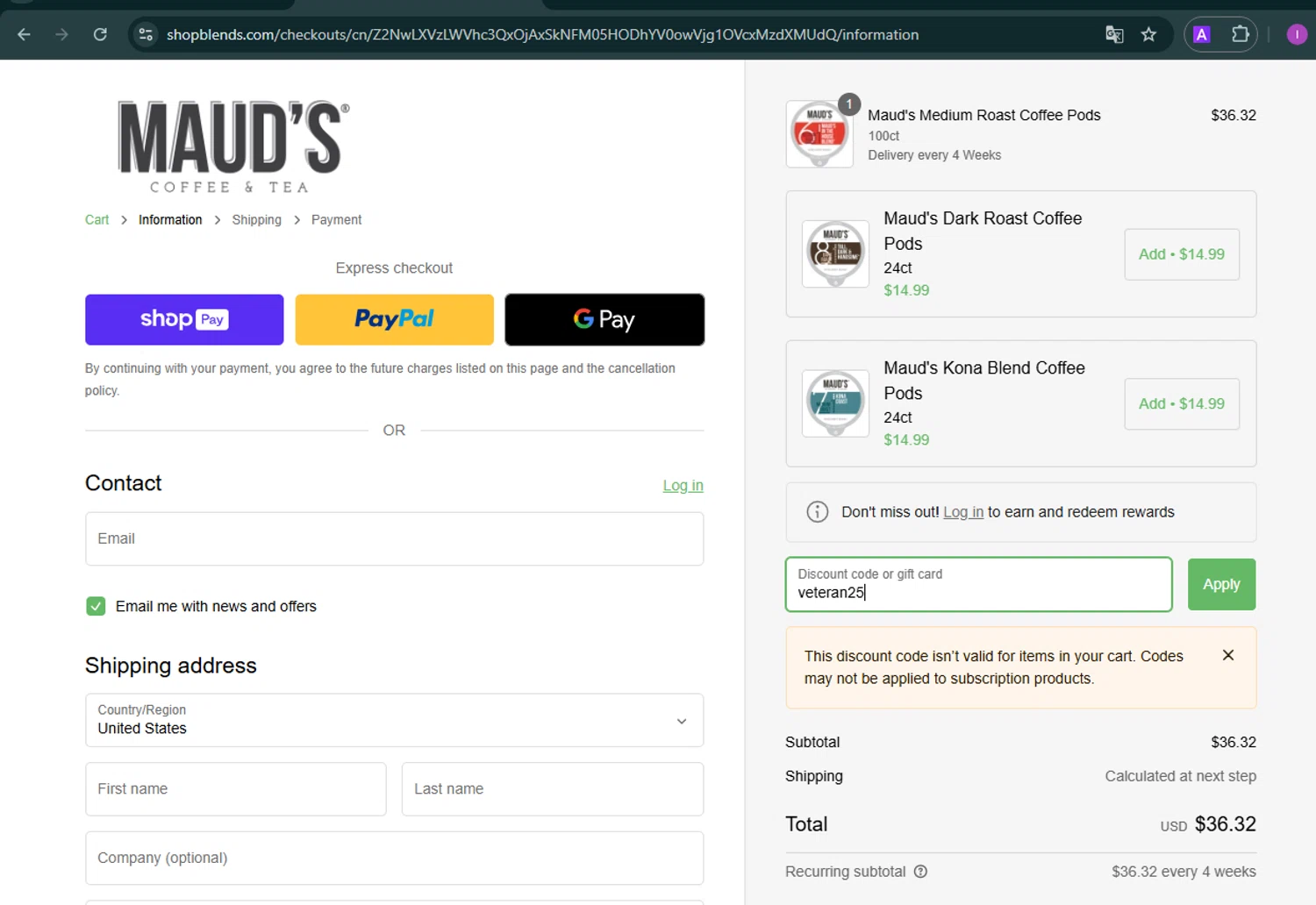 how to use Intelligent Blends coupons