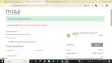 Maui Soap Company coupon verification screenshot