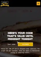 Maurices Piggie Park BBQ coupon verification screenshot