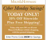 Maus & Hoffman coupon verification screenshot
