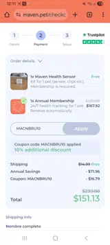 Macnbru10 coupon verification screenshot